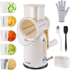5-in-1 Rotary Cheese Grater Vegetable Slicer by SLEEKDRRotaryCheeseGrater