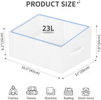 DIMJ Large Closet Shelf Organizer Bins 6 Packs - Image 2