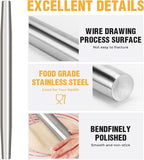 Rolling pin, Smooth Stainless Steel Rolling Pin, Rolling Pin - Image 4