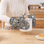 Cute Dog Oven Mitts and Pot Holders Sets Heat Resistant Non-Slip Silicone Oven - Image 2