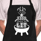 Rosoz Funny BBQ Black Chef Aprons by Rosoz