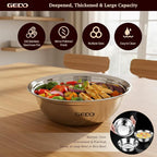 GEDO Stainless Steel 4 Piece Mixing Bowls Set, SUS316 Metal Nesting Bowls - Image 5