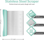 Upgraded 304 Stainless Steel Multi-Purpose Bench Scraper - Image 2