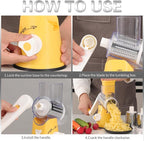 Cambom Rotary Cheese Grater Hand Crank Cheese Shredder - Image 8