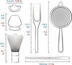 TEANAGOO Matcha Whisk Set, 6-PCS Traditional Starter Set, 100 Prongs Whisk - Image 7