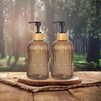 Amber Glass Soap Dispenser - Image 6