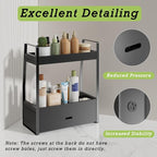 Boulphia 2-Tier Bathroom Organizer Countertop, Bathroom Sink Organizer - Image 5