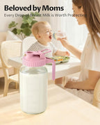 2 Pack - 64oz Glass Breast Milk Pitcher - Wide Mouth - Image 8
