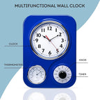 Lily's Home - 9.5 Inch x 12.5 Inch- Retro Kitchen Wall Clock, Vintage Wall Clock - Image 4