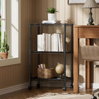 SINGAYE 3 Small Shelves Storage Shelf Wire Shelving Unit Metal Shelf Adjustable - Image 8