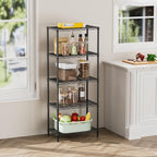 SINGAYE 5 Tier Storage Shelves Wire Shelving Unit Shelve Metal Kitchen Laundry - Image 8