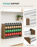 NESAPTO Spice Rack Organizer for Cabinet, Wood 4-Tier Vertical Seasoning - Image 7
