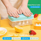 Ice Cube Tray with Lid and Bin, Ice Trays - Image 2