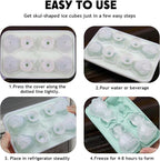 4 Cavities 3D Cat Ice Cube Molds, Cute Cat Shape Ice Mold, Large Ice Cube Tray - Image 7