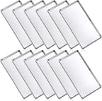 Mimorou 12 Pcs Baking Sheet Stainless Steel Cookie Sheet Small Metal Pans by Mimorou