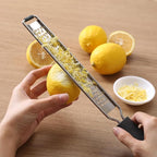 Zester Grater with Protective Cover – Fine Stainless Steel Lemon Zester cheese - Image 4