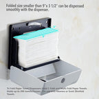 Folded Paper Towel Dispenser Wall: Modunful Compact ABS Dispenser - Image 5