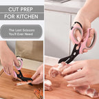 MEUUT 2 PCS All Purpose Scissor –7.5in Multi-Purpose Utility Scissors - Image 4