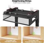 1 Pack 17IN Depth Under Sink Organizer, 2-Tier Pull Out Cabinet Organizer - Image 3