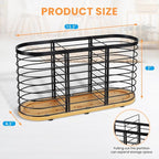 Utensil holder for Kitchen Counter- Large Utensils Holder For Farmhouse Cooking - Image 4