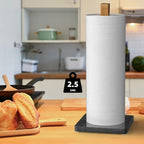 Buruis Wood Paper Towel Holder, Marble Base Modern Decorative Countertop - Image 5