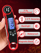 Meat Thermometer Digital, Instant Read Food Thermometer - Image 2
