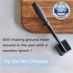 2 Pack Meat Chopper, 5 Curve Blades Ground Beef Masher, Heat Resistant Meat - Image 6