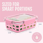 Ello Duraglass 3.4 Cup Meal Prep Sets 10Pc, 5 Pack Set- Glass Food Storage - Image 4