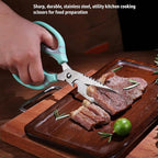 BoFuYuan Kitchen Scissors, 9-Inch Heavy Duty Multipurpose Food Cutting Shears - Image 7