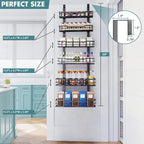 Eastherry Over The Door Pantry Organizer，6-Tier Over The Door Organizer - Image 2