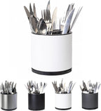 LIBODOUR Silverware Organizer Kitchen Utensil Holder 360°Rotating by ModernandFarmhouseUtensilHolder