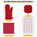 Oven Mitts Kitchen Towels Dishcloths - Image 2