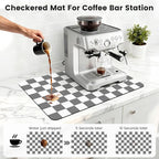 12" x 20" Checkered Dish Drying Mat - Image 3