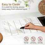Small Stone Dish Drying Mat for Kitchen Counter, 15.7"×12" & 8"x4" Quick Dry - Image 5
