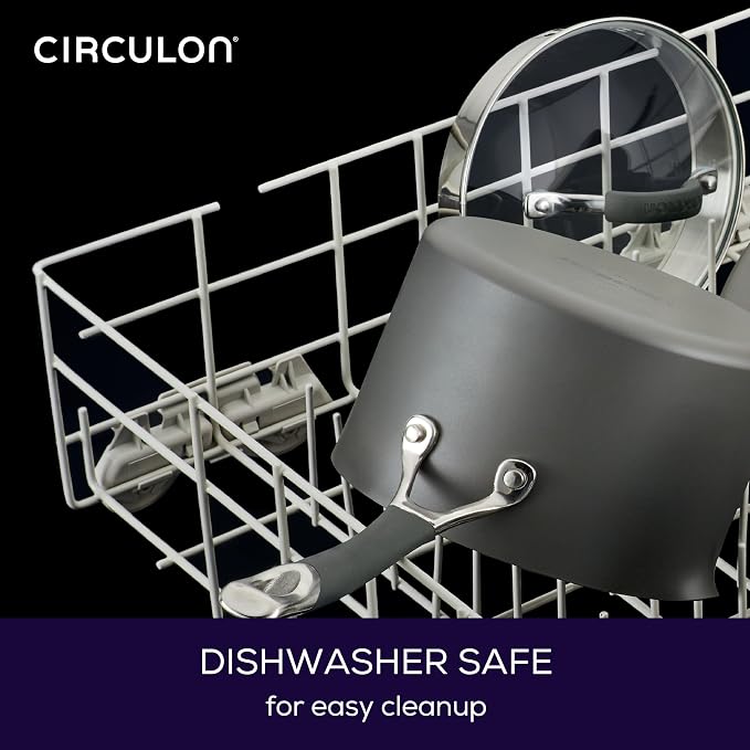 Circulon 83903 Radiance Hard Anodized Nonstick Cookware Pots and Pans Set - Image 7
