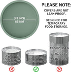 OHMO 2 Pack Pet Food Can Lids, Silicone Pet Food Can Lids Covers - Image 2