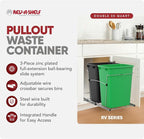 Rev-A-Shelf RV-18KD-1918C-S Double Pullout Trash Can - Image 2