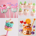 Juome Circle Cake Pop Mold Kit, 8 Cavities Cakesicle Molds Silicone - Image 2