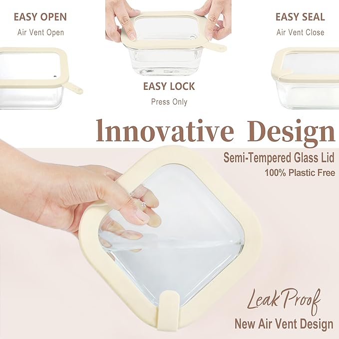 Urban Green Glass Food Storage Containers - Image 3