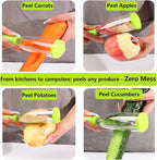 Vegetable peelers for kitchen, Potato Peeler, Fruit Carrot Veggie Peelers - Image 2