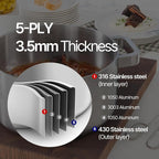 316 Stainless Steel 6 Quart Soup Pot - Image 4