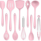 TeamFar Kitchen Cooking Utensils, 446°F Heat Resistant Kitchen Gadgets Tools by TeamFar