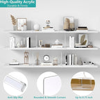 16 PCS Shelf Dividers for Closet Organization Acrylic Clear Closet Shelf - Image 3