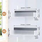 Mystozer Magnetic Spice Rack for Refrigerator, Kitchen Organizer and Storage - Image 2