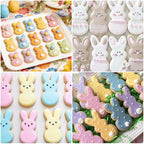 AIERSA Mini Bunny Cookie Cutter, Small Easter Cookie Cutters, 1.2 Inch Tiny - Image 4