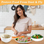 200 Pcs Bowl Covers for Bread Proofing, Plastic Shower Caps for Sourdough Bread - Image 7