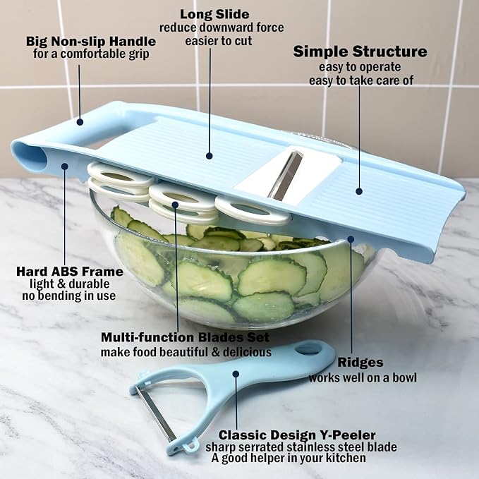 NACOLUS Handheld Mandoline Slicer - Image 5