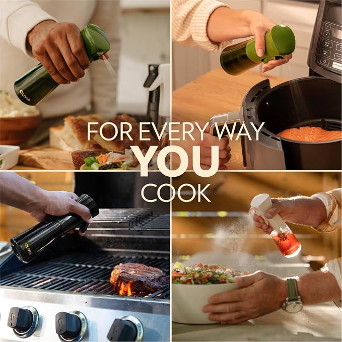 FLAIROSOL OLIVIA Oil Sprayer for Cooking, 200ml Glass Olive Oil Sprayer - Image 8
