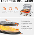 TOURIT Food Warmer Heated Casserole Carrier Electirc 12V 110V Portable Food - Image 3