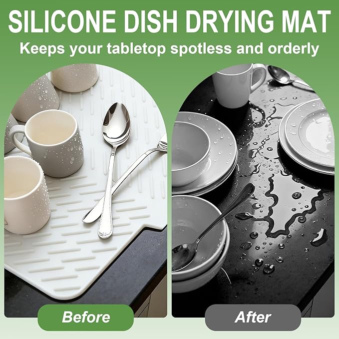 Silicone Drying Mat, Heat-Resistant, Eco-friendly, Hygienic Drying Pad - Image 5
